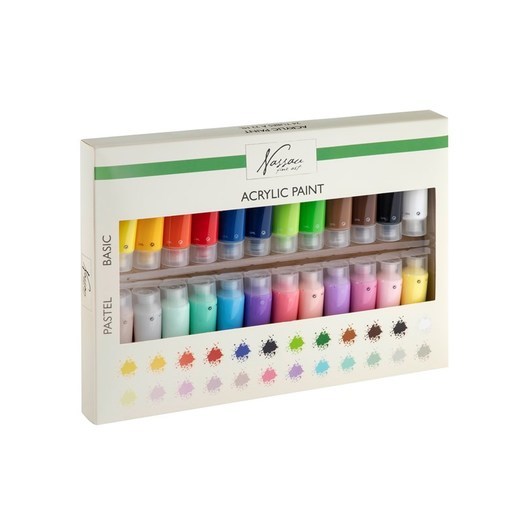 Nassau Paint set acrylic 24 x 22 ml