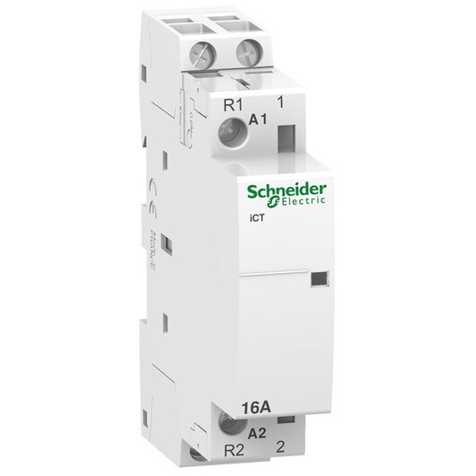 Schneider Electric Acti9 ict contactor 16a 1no+1nc 230v 18 mm