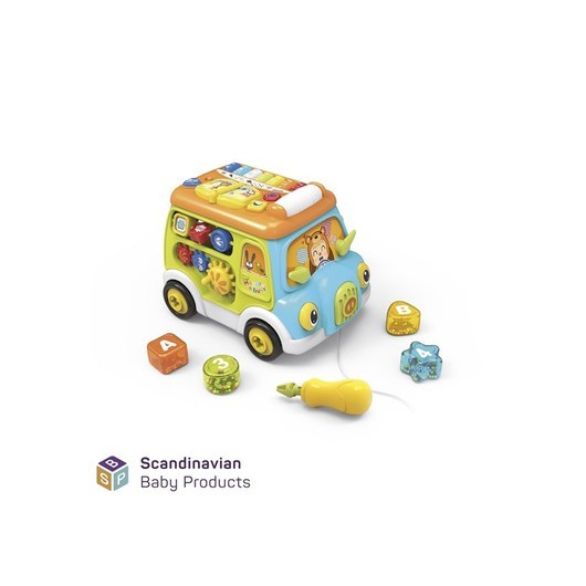 Scandinavian Baby Products Activity Musical Bus