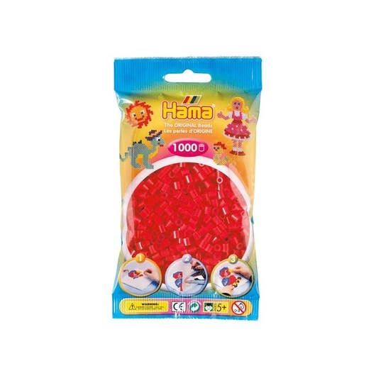 Hama Ironing beads-red (05) 1000pcs.
