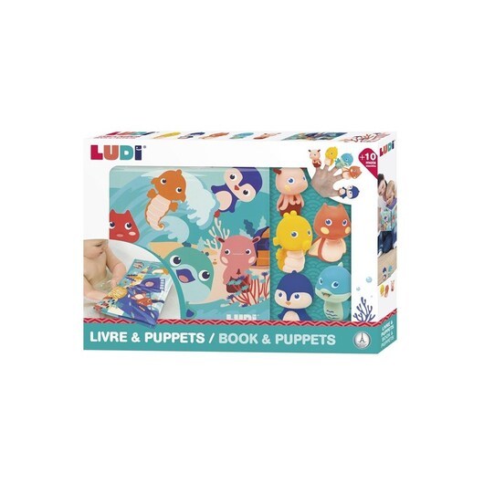 LUDI - Bath book and Finger figures  - (LU40018)