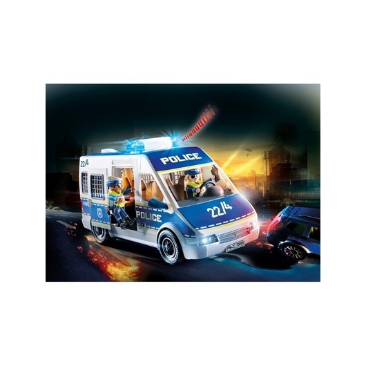 Playmobil City Action - Police Van with Lights and Sound