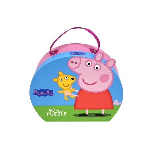Barbo Toys Peppa Pig - Puzzle Suitcase - Peppa Teddy