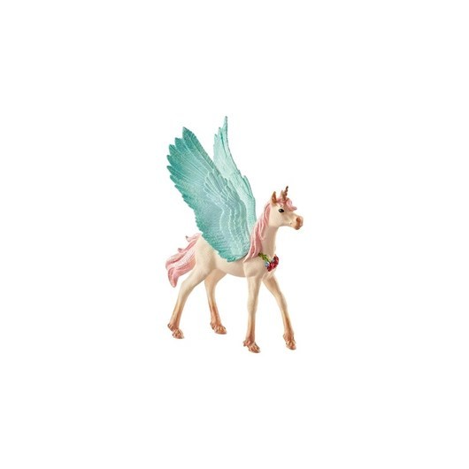 Schleich Smyckesenhörning-pegasus, föl