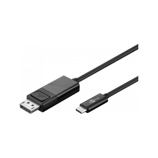 Pro USB-C - Displayport  - Black - 1.2m