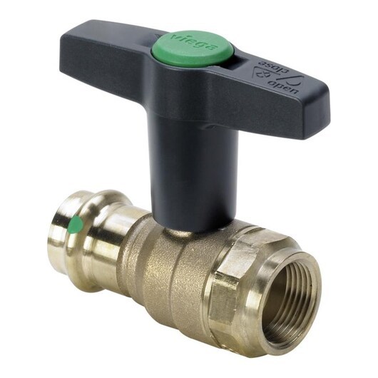 Viega Easytop ball valve 22 mm x 3/4" gunmetal