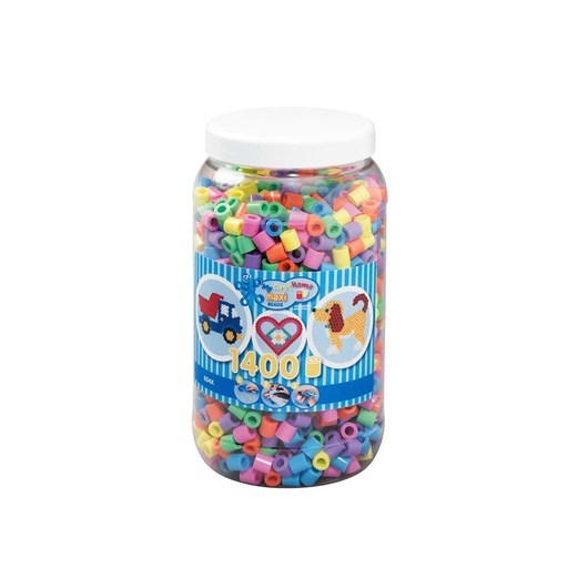 Hama Ironing beads Maxi in Pot-Pastelmix (050) 14