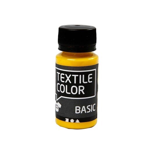 Creativ Company Textile Color Semi-opaque Textile Paint - Primary Yellow 50ml