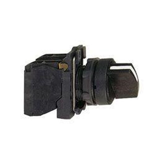 Schneider Electric Harmony rotary switch complete with 2 fixed positions 1xno.