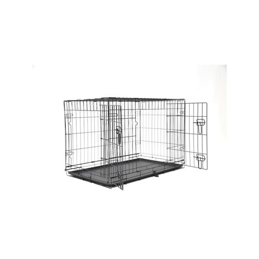 Nordic Paws - Wire cage black M 47 x 77 x 55 cm