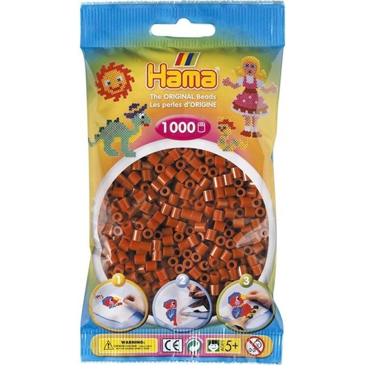 Hama Ironing beads-Brown (020) 1000pcs.