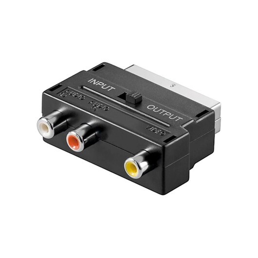 Pro SCART to composite audio/video adapter IN/OUT