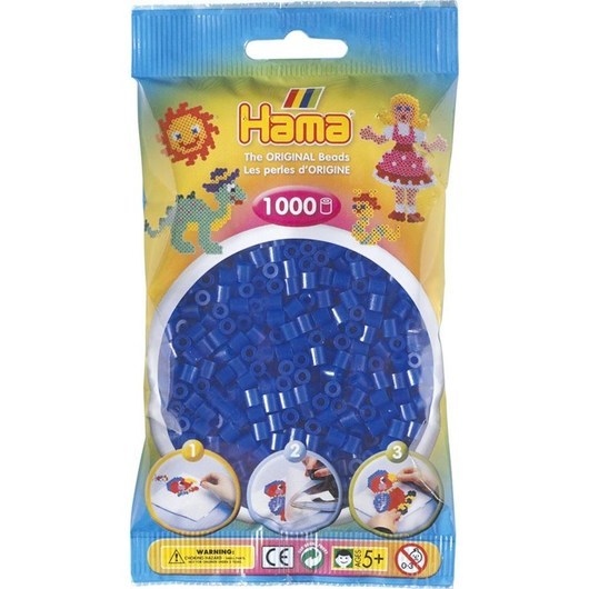 Hama Ironing beads-blue Neon (036) 1000pcs.