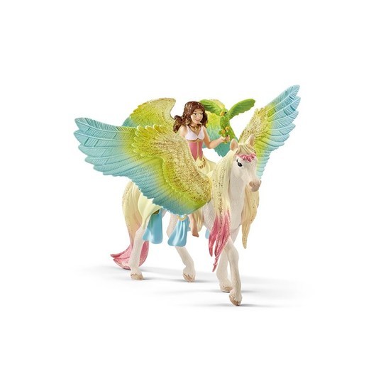 Schleich Surah med glitterpegasus