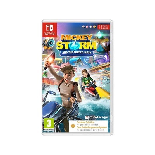 Mickey Storm and the Cursed Mask (Code in a Box) - Nintendo Switch - Action