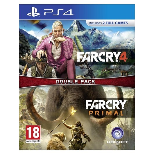 Far Cry 4 + Far Cry: Primal - Double Pack - Sony PlayStation 4 - Samling