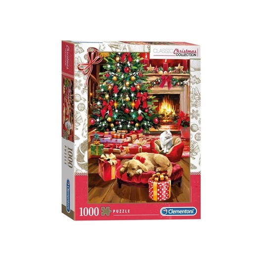 Clementoni 1000 pcs High Quality Collection Christmas by the Fire