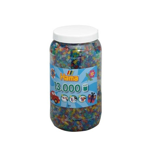 Hama Ironing beads in Pot-Glittermix 13.000pcs.