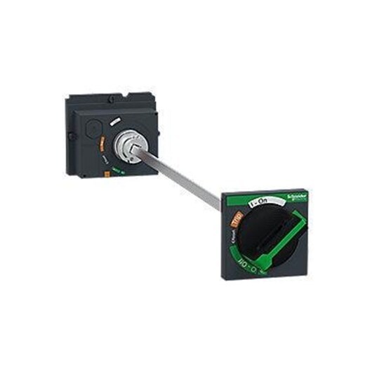 Schneider Electric Extended rotary handle ComPacT NSX 100/160/250 black handle shaft length 185 to 600 mm IP55