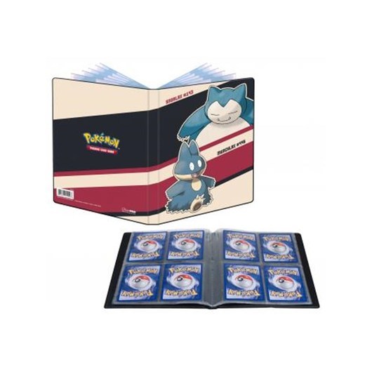 Pokemon 4-Pocket Portfolio - Snorlax &amp; Munchlax -