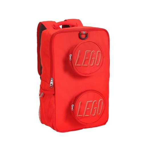 Euromic LEGO BRICK backpack red 40x25x15 cm 18L