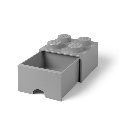 LEGO Brick Drawer 4 - Grey