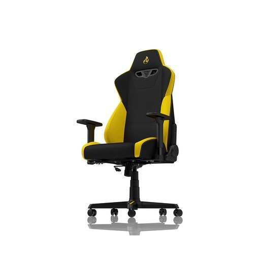 Nitro Concepts S300 Gaming Chair - Astral Yellow Gaming Stol - Svart / Gul - Tyg - Upp till 135 kg