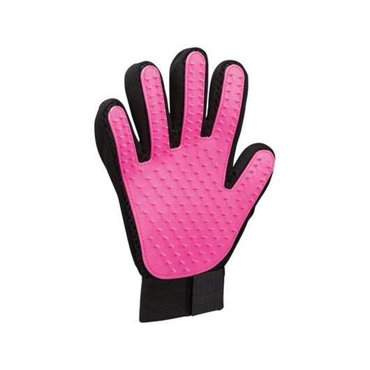 Coat Care Glove 16 × 24 cm pink/black