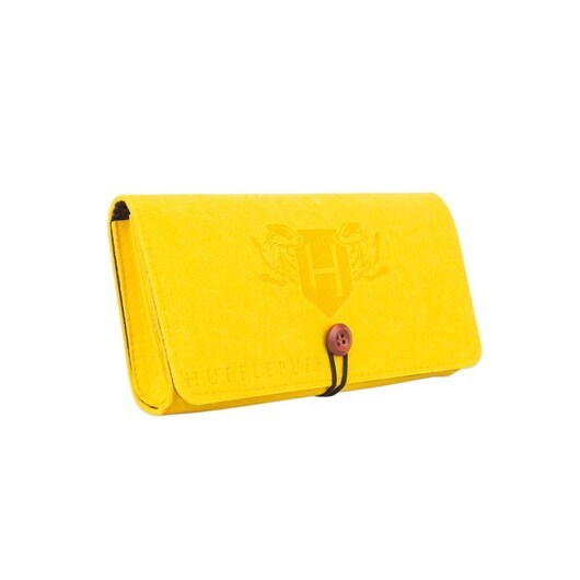 Trade Invaders Harry Potter - Hufflepuff Switch Felt Pouch - Yellow - Miscellaneous Bag - Nintendo Switch