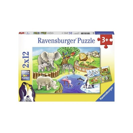 Ravensburger Animals In The Zoo 2x12p