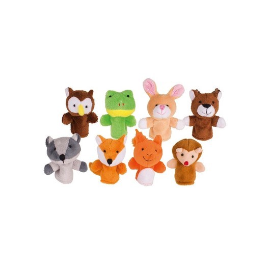 Goki Finger puppets Forest animals 8st.