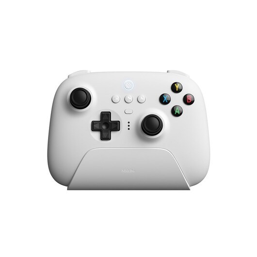 8BitDo Ultimate 2.4G Wireless Controller (Hall Effect) with Charging Dock - White - Wireless Controller - Android