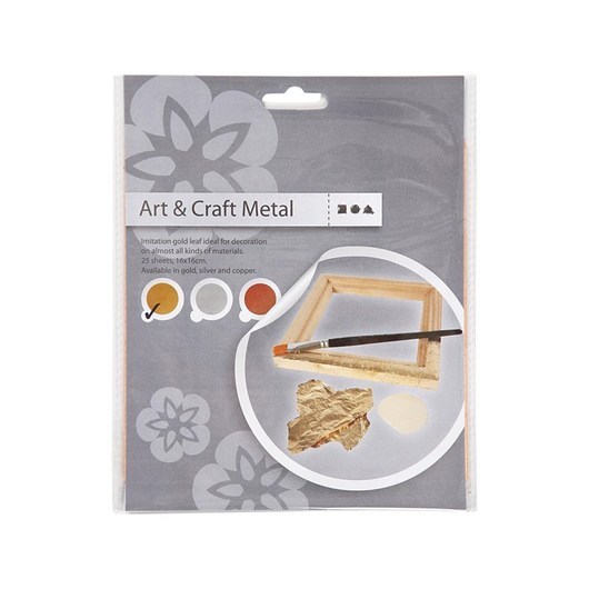 Creativ Company Imitation Metal Leaf Gold 25 Sheets