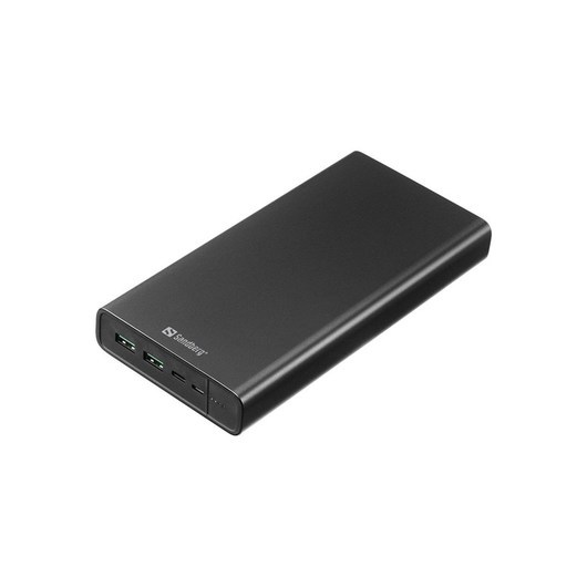 Sandberg Powerbank USB-C PD 100W 38400 PowerBank - Svart -