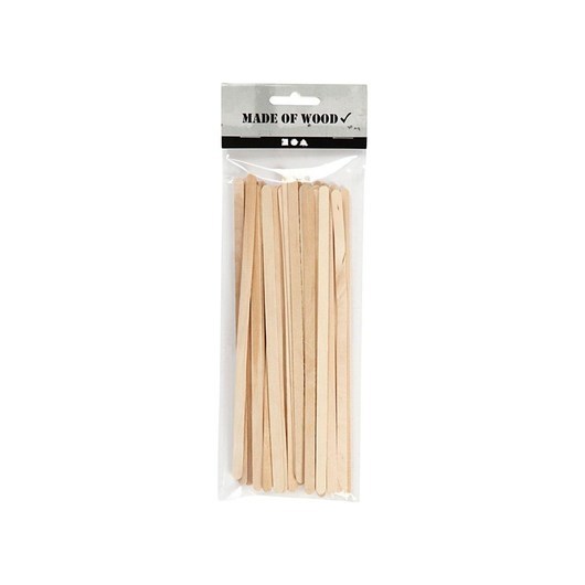 Creativ Company Wooden Craft Sticks Long 30pcs (19x6mm)