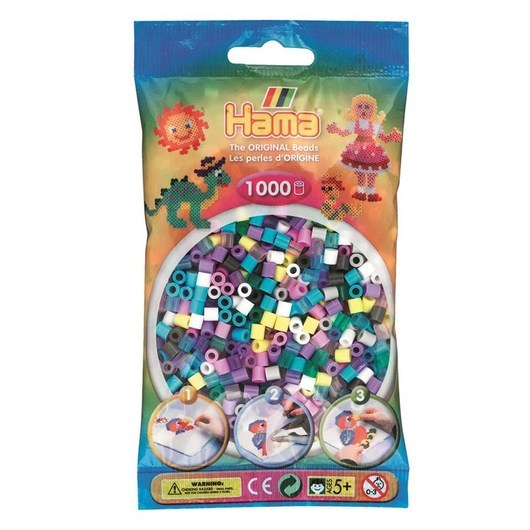Hama Ironing Beads - Pastel Mix (69) 1000 pcs.