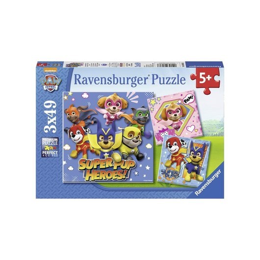 Ravensburger Paw Patrol Super Pups 3x49p