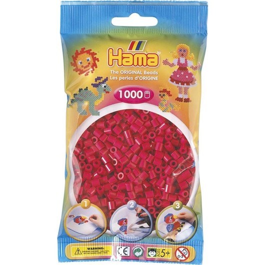 Hama Ironing beads-hot red (029) 1000pcs.