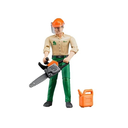 Bruder Forestry worker with accessories