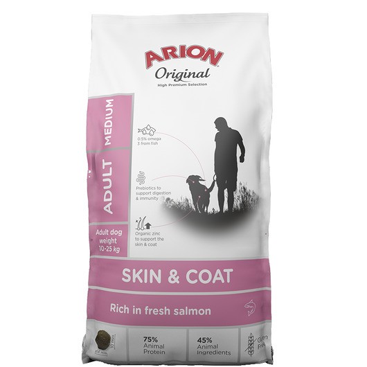 ARION original skin&amp;coat medium 12 kg