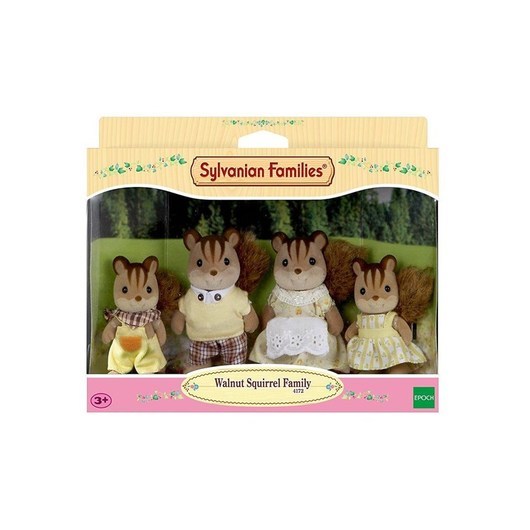 Sylvanian Families Walnut Squirrel Family