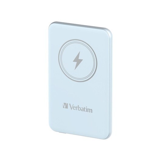 Verbatim Charge 'n' Go wireless power bank - magnetic mount - Li-pol - 24 pin USB-C - 20 Watt PowerBank