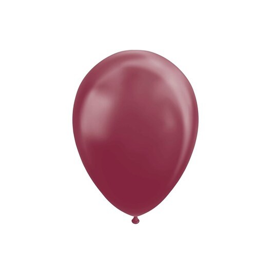 Globos Balloons Metallic Bordeaux 30cm 10pcs.