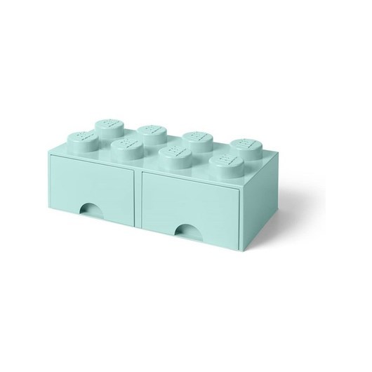 LEGO 8-Stud Brick Drawer Aqua Blue