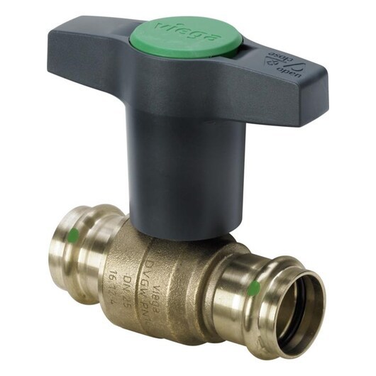 Viega Easytop ball valve 15 mm gunmetal