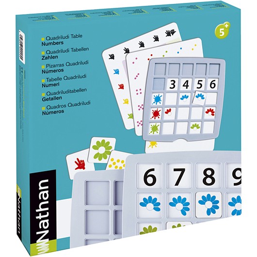 Quadriludi sifferförståelse, 1 set