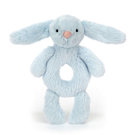 Jellycat Ringskallra - 18x8 cm - Bashful Bunny - Baby Blue