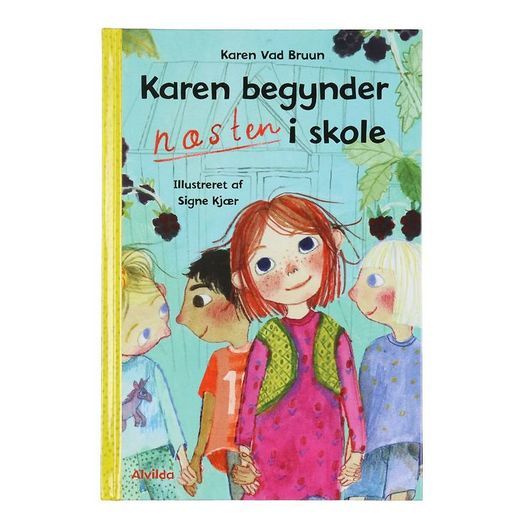 Karrusel Forlag Bok - Karen begynder næsten i skole - Danska