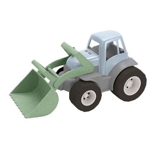Dantoy BIO Plastic Traktor m. Grab - Blå/Grön