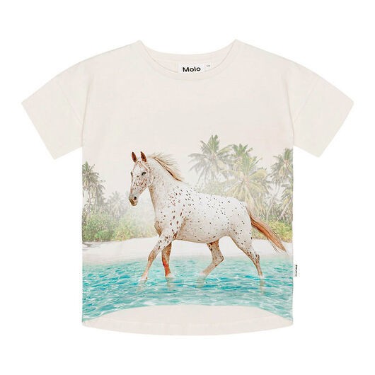 Molo T-shirt - Raeesa - Horse på stranden